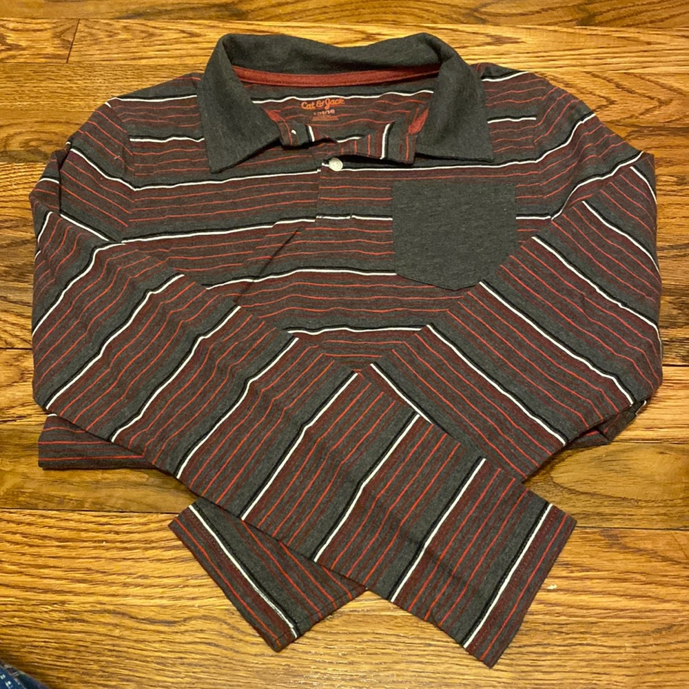 Boys long sleeve Polo Youth Large 12/14